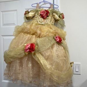 Disney Store Belle Limited Edition Gown costume size 5 one 1 of 2000